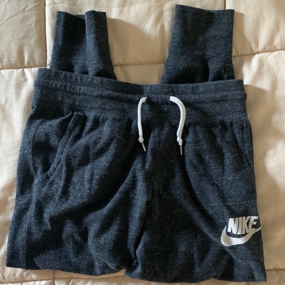 Nike Joggers Gray XS Waist Tie - Picture 3 of 3